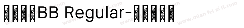斯柯达体BB Regular字体转换